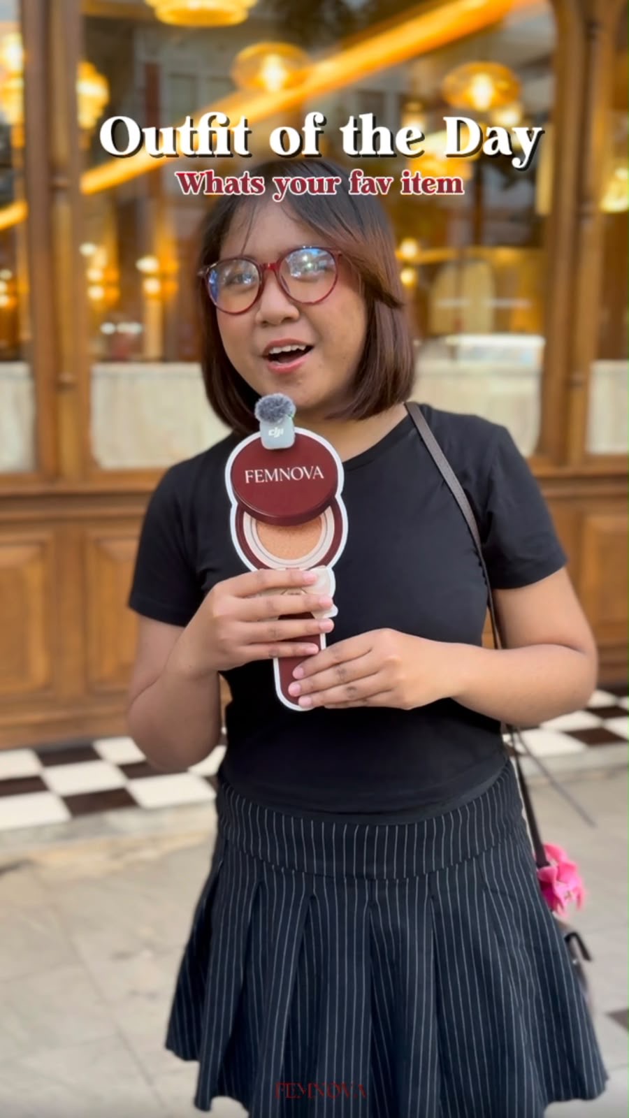 Femnova Interview: Spill Outfit of the Day, Top Hitam hingga Vans
