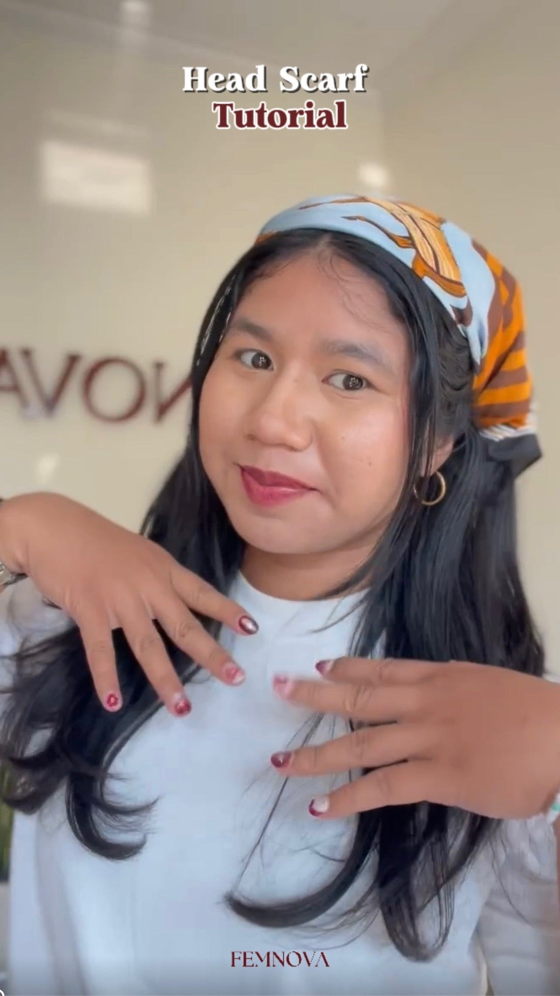 Femnova Fashion: 3 Head Scarf Tutorial yang Mudah dan Stylish untuk Daily Outfit