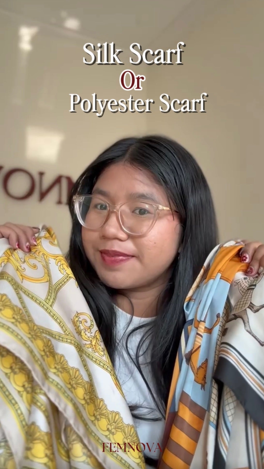 Femnova Fashion: Silk vs Polyester Scarf, Kenapa Silk Scarf Jauh Lebih Mahal?