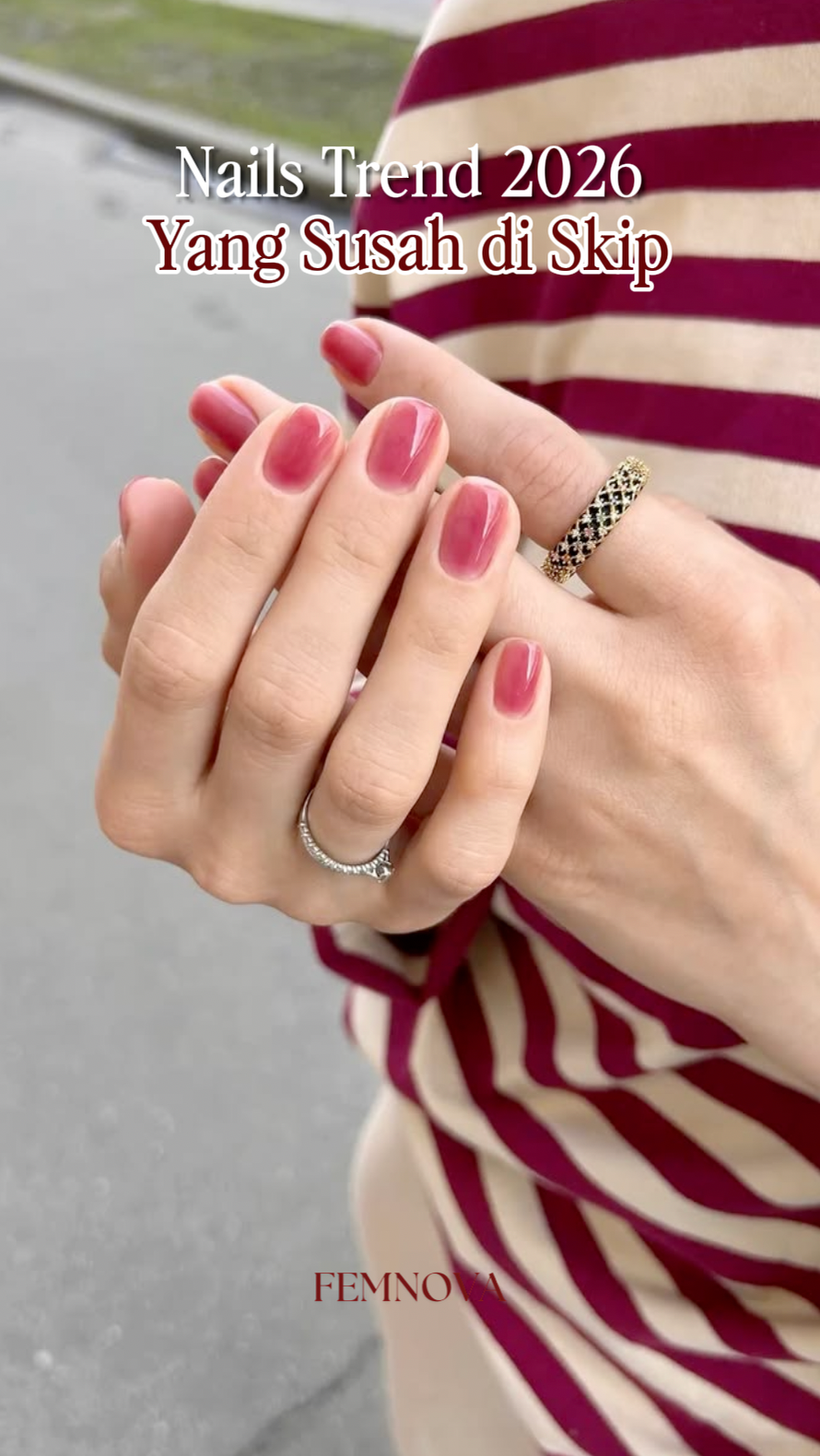Femnova Fashion: Tren Nail Art 2026, Milky Nails hingga Chrome Finish yang Lagi Viral