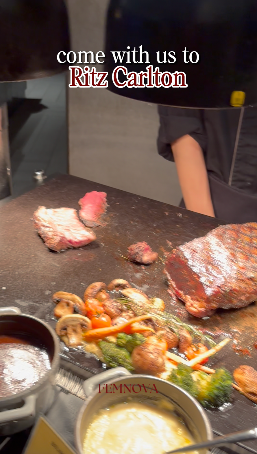 Femnova Eats: Dinner Buffet di The Ritz-Carlton Jakarta, Pacific Place, Steak Live Cooking yang Wajib Dicoba