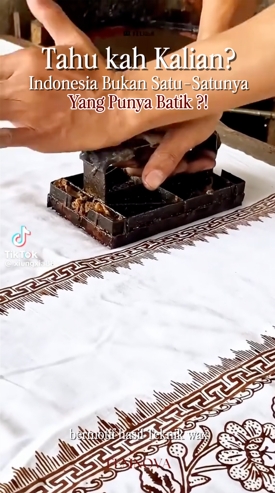Femnova Fashion: Tahu kah Kalian? Batik Bukan Satu-Satunya Kain dengan Teknik Wax !