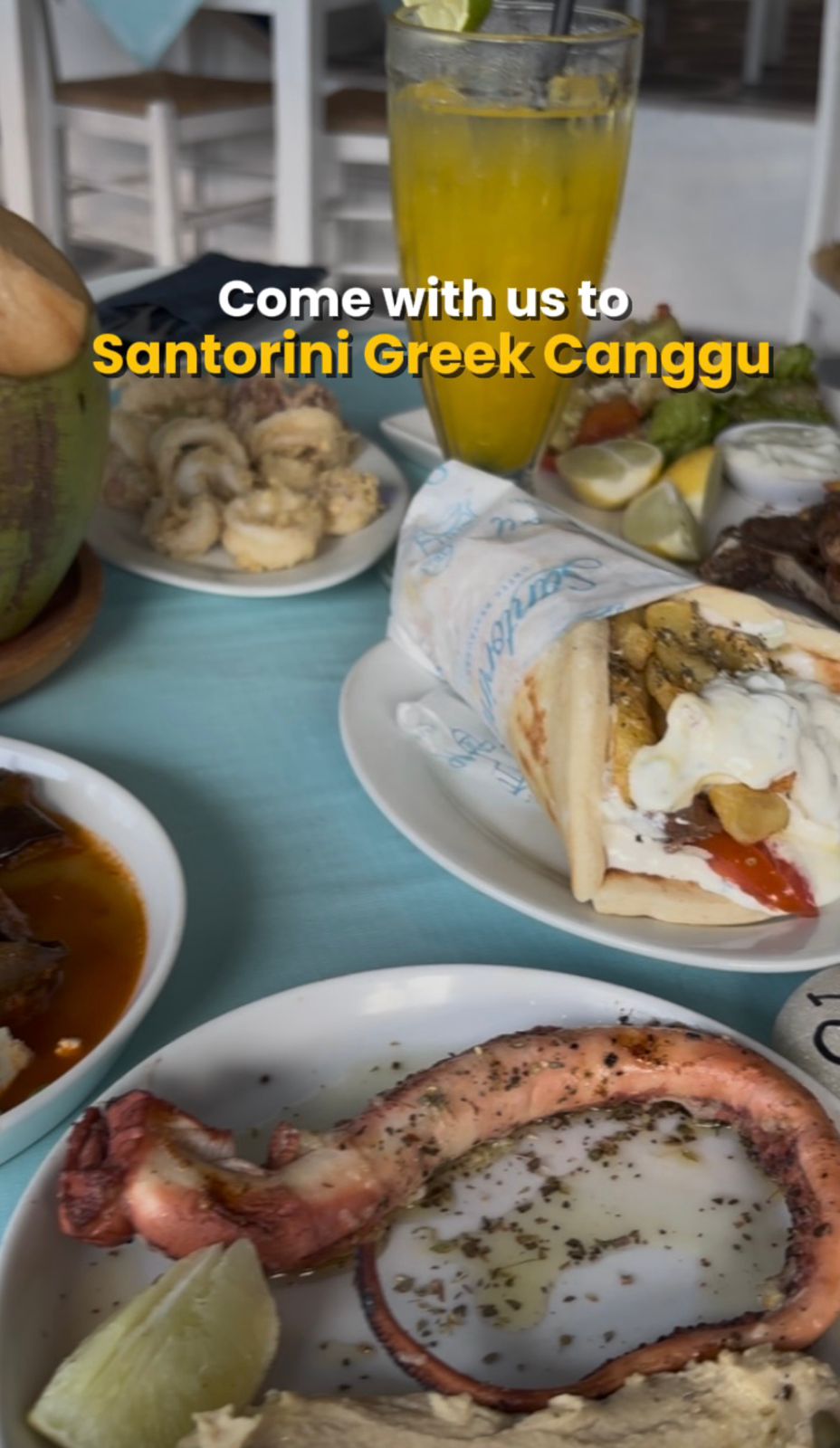 Femnova Eats: Santorini Greek Canggu Bali Wajiib Masuk Wishlist
