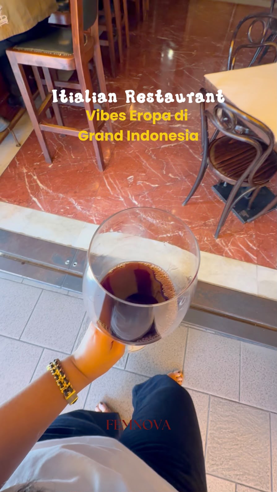 Femnova Eats: Italian Restaurant Vibes Eropa di Grand Indonesia