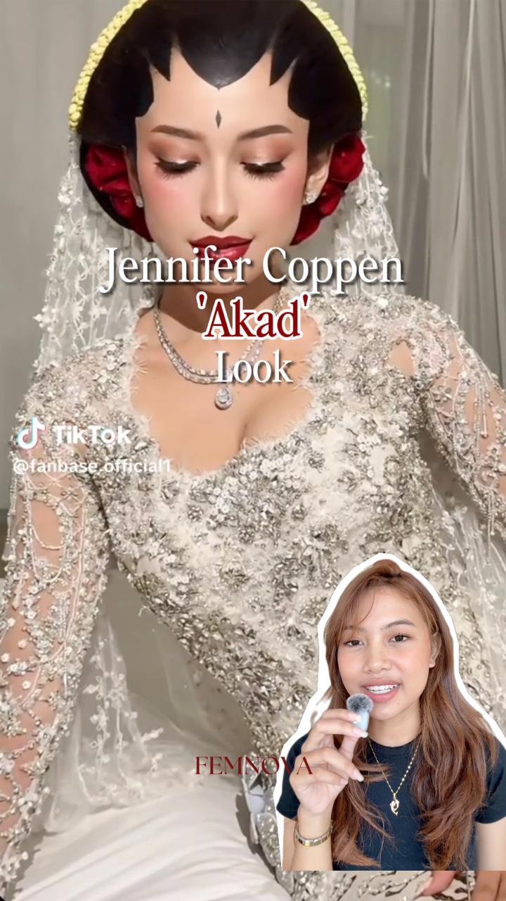 Femnova Fashion: Mengupas Jennifer Coppen Wedding Akad Look 