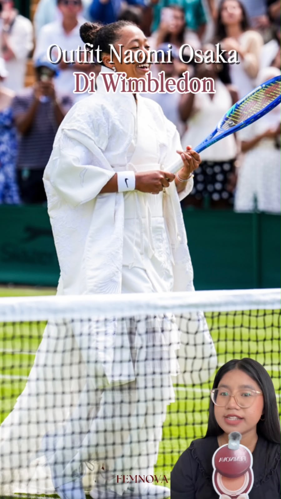 Femnova Fashion: Naomi Osaka Tampil Elegan dengan Kimono Modern di Wimbledon